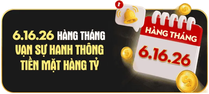 Khuyến mãi hoàn trả hàng tuần cho bắn cá